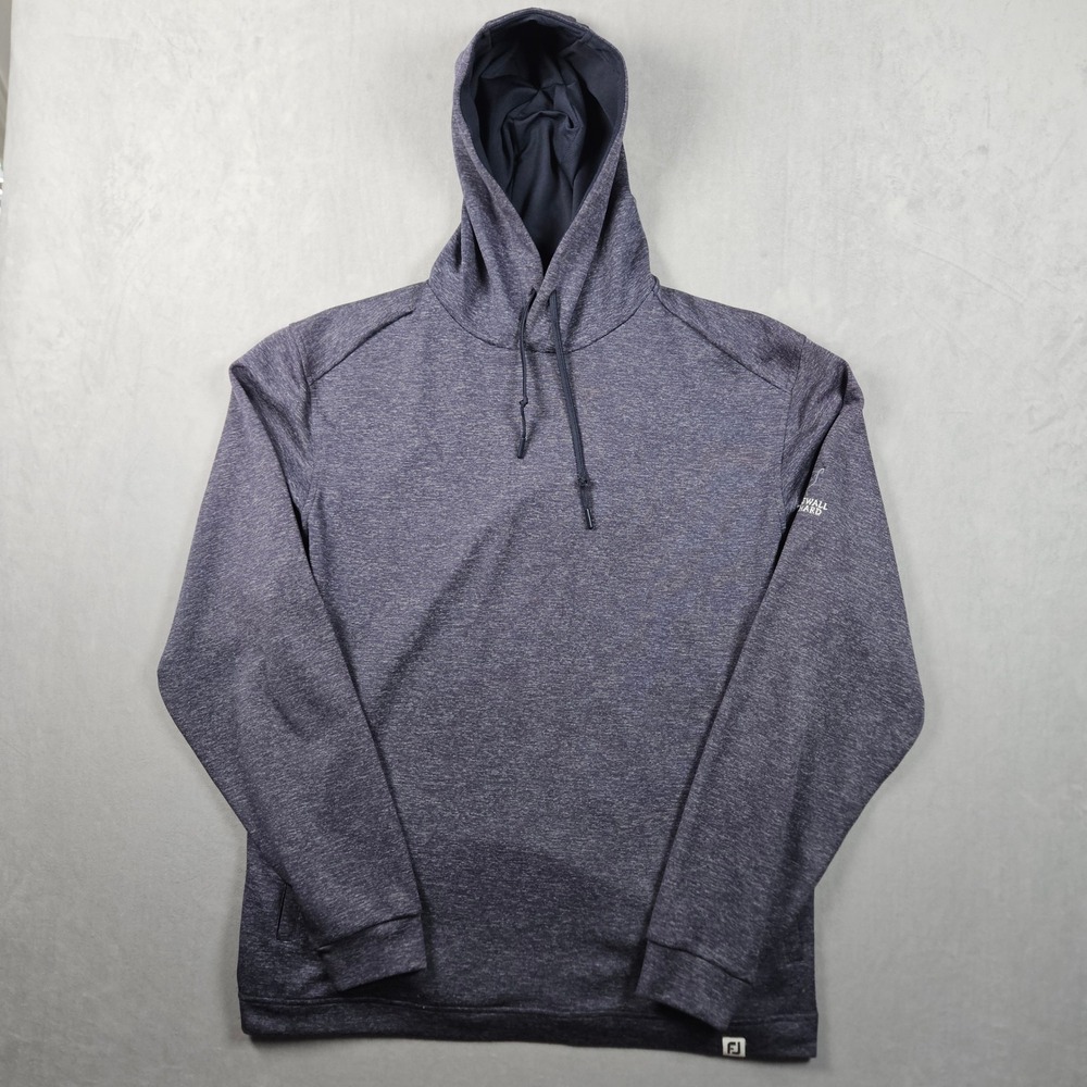 FootJoy Hoodie Mens Medium Blue Stonewall Orchard Golf Performance Sweatshirt